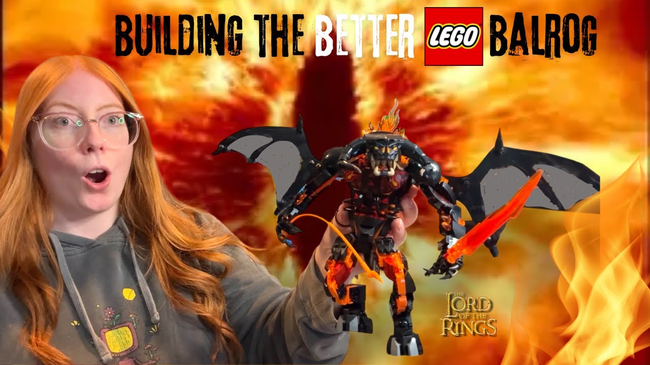 Building A LEGO Balrog! Lord of the Rings 