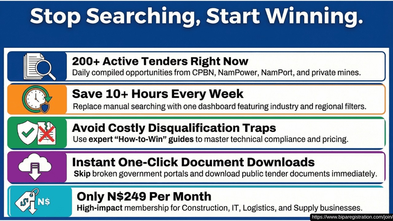How to Find & Win Government Tenders in Namibia Daily