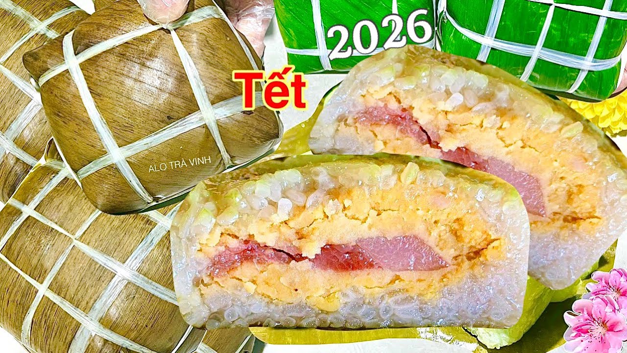 BÁNH CHƯNG Siêu Tốc Nhanh Lẹ Nhỏ Gọn Dễ Ăn, Ai Cũng Thích- ALO TRÀ VINH