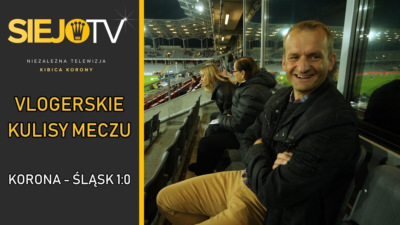 Kryzys formy minie... Vlogerskie kulisy: Korona Kielce - Śląsk Wrocław 1:0 (27.09.2019 r.)