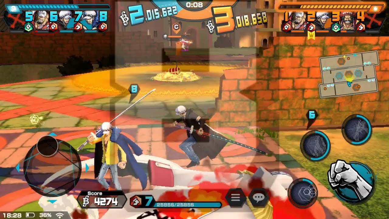 Clutch! Double Law (Dressrosa-Onigashima) Save the Day!