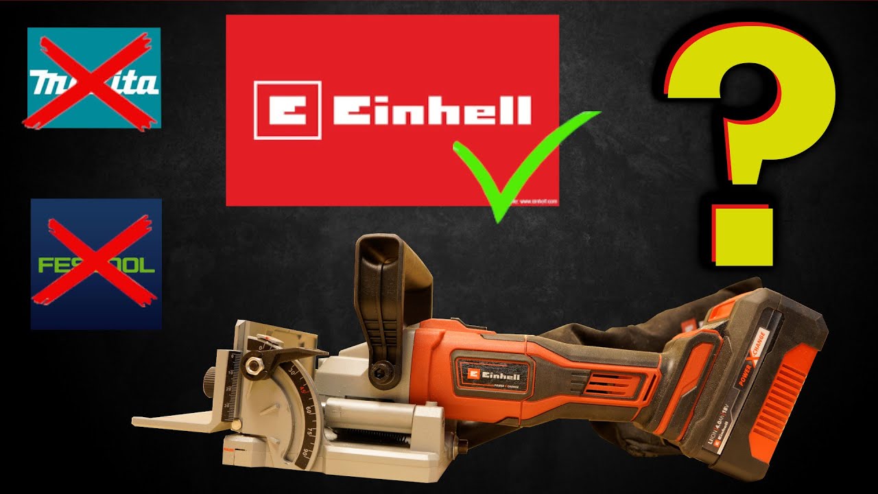 EINHELL Akku-Flachdübelfräse te-bj 18 li-solo | 1. EINDRUCK | Kann die was?