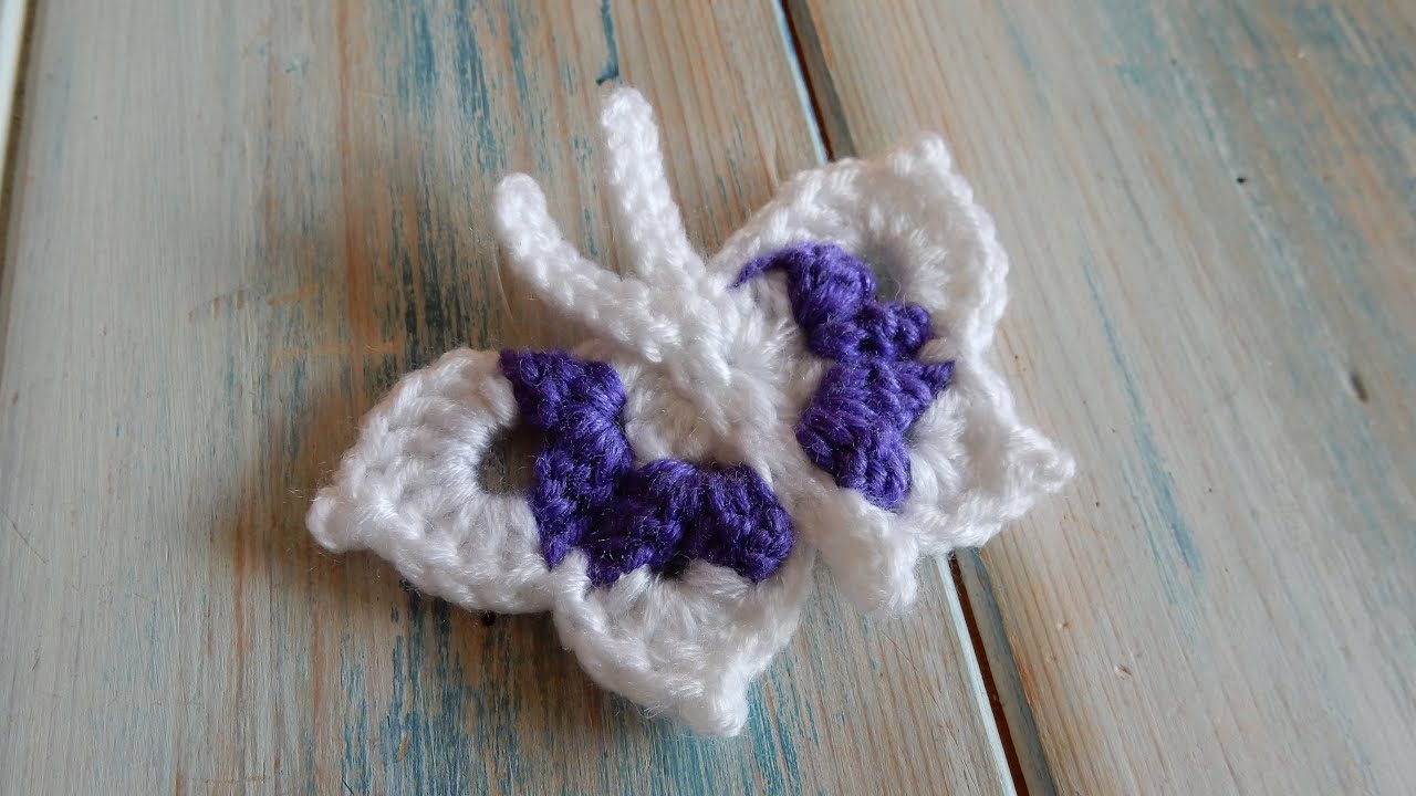 How to Crochet a Butterfly - Version 4