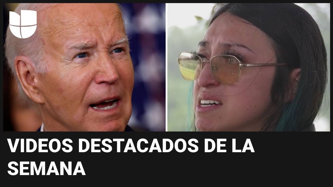 Nuevo plan migratorio de Biden y niña es estrangulada en Texas: videos destacados de la semana