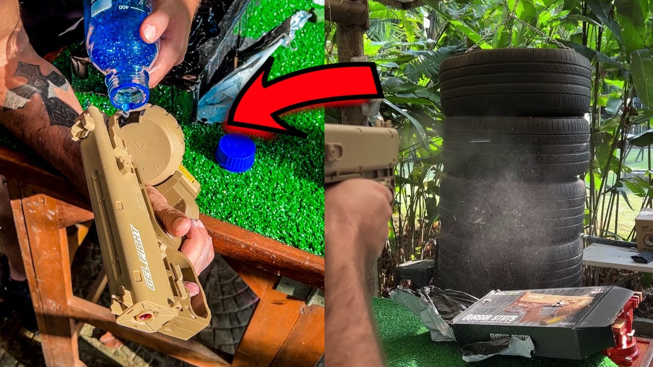 Testei a nova metranca de bolinha de GEL que viralizou na internet! 🔫🤯