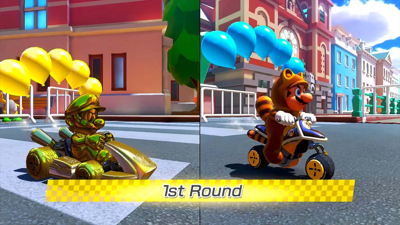Mario Kart 8 Deluxe (Mods) New Courses – Battle 2 Players Gameplay Multiplayer