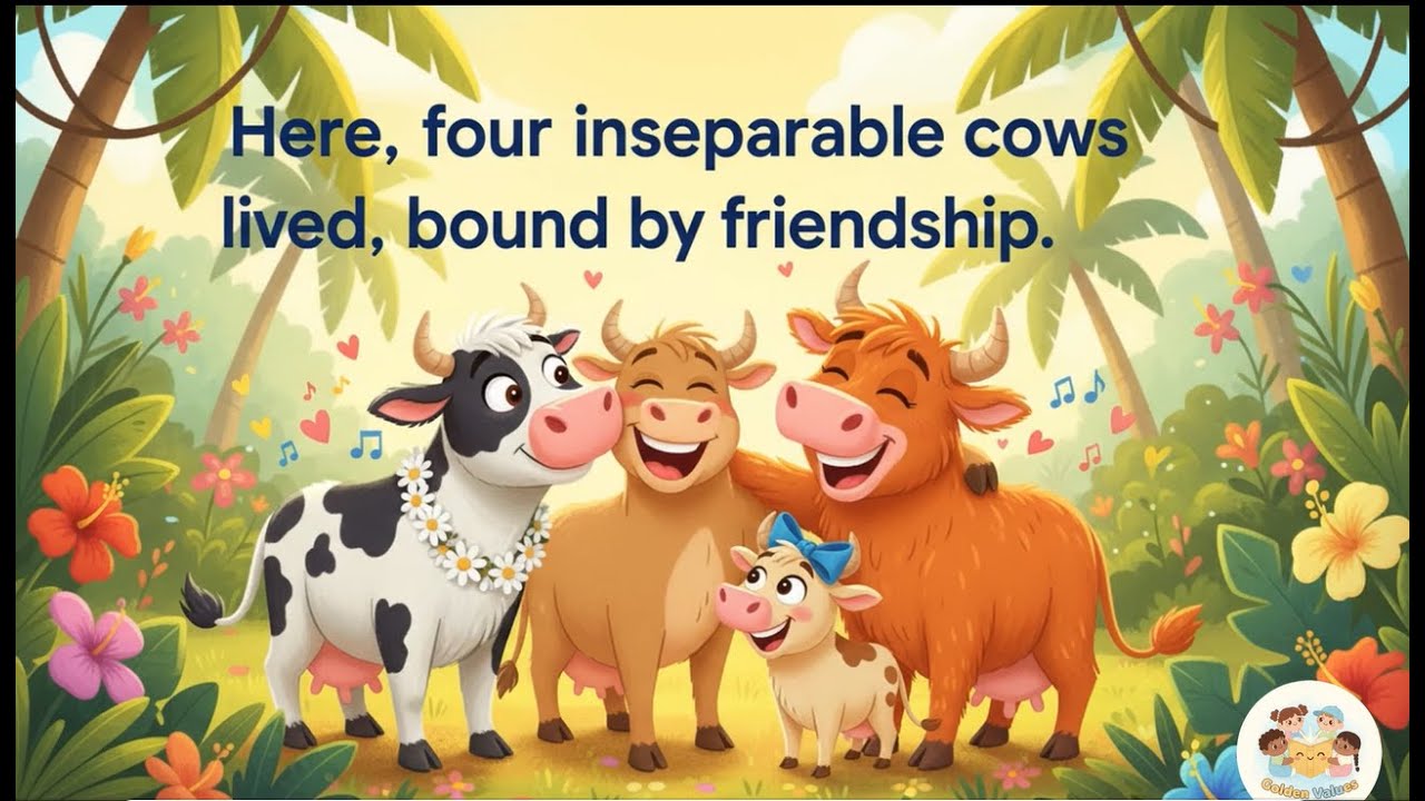 The Lion and the Cows | Panchatantra Moral Story