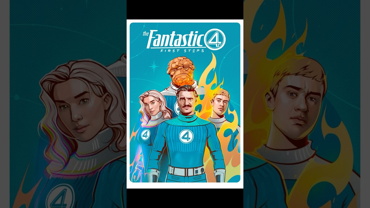 Fantastic four is coming 🔥 illustration  poster art