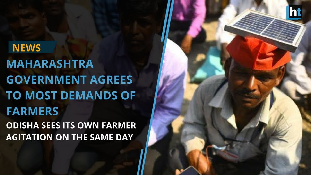 While Maharashtra government gives in to farmers' demands, Odisha sees its own farmers' agitation