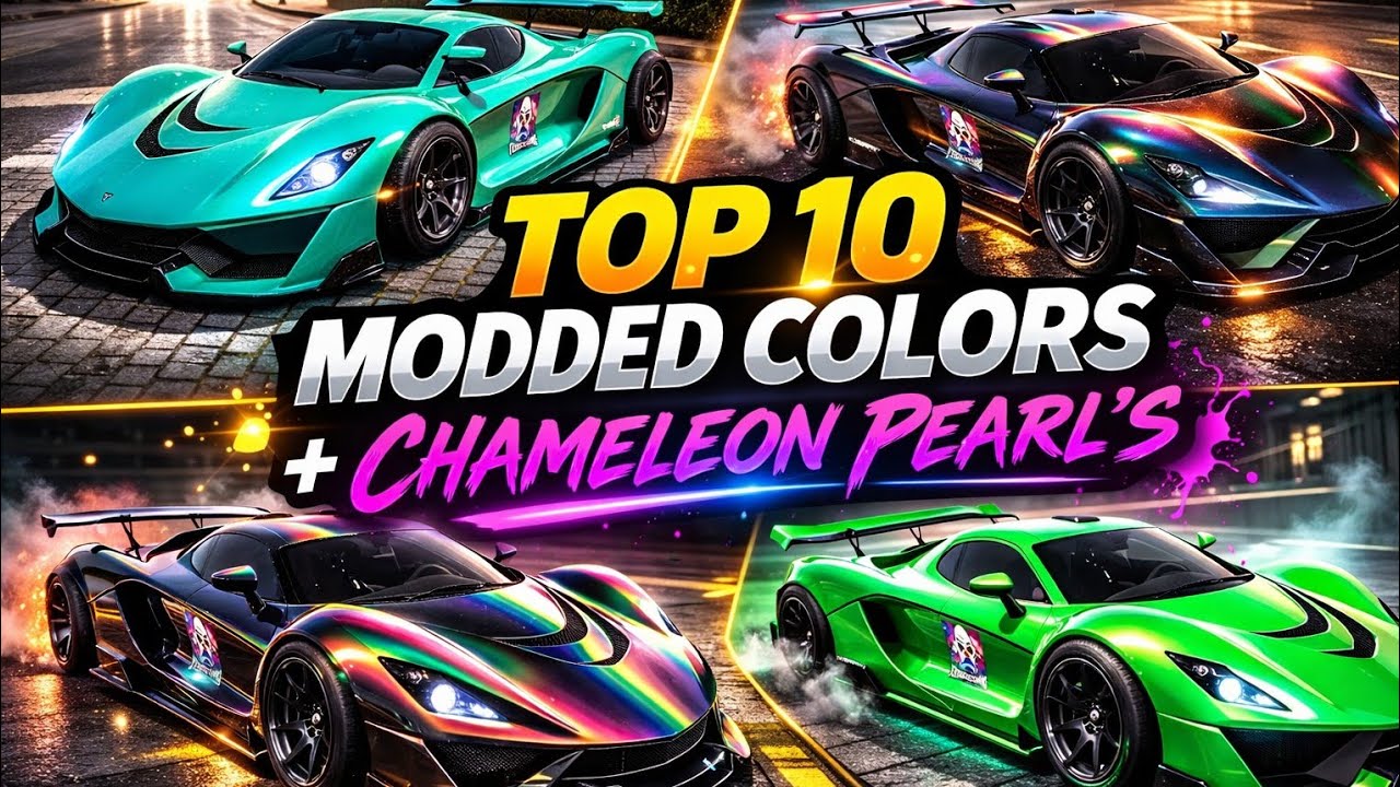 Top 10 Modded Colors | Hexcodes + Chameleon Pearl's | GTA ONLINE 