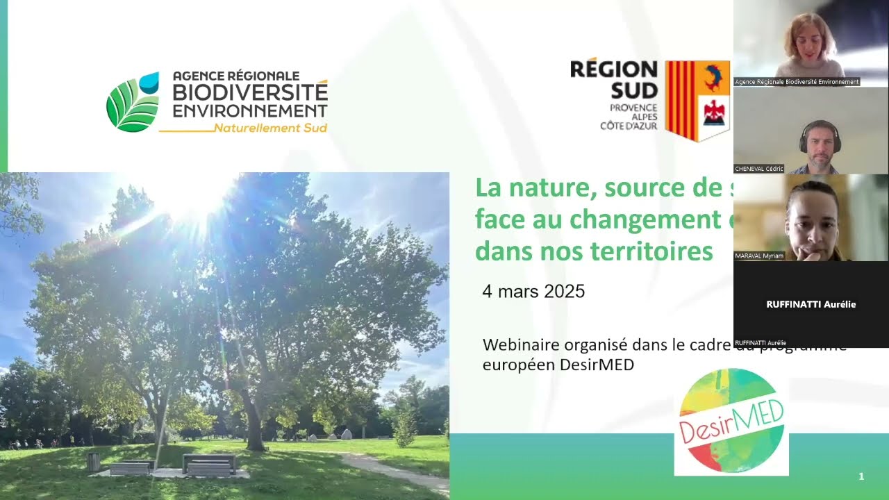 Webinaire : la nature, source de solutions face au changement climatique dans nos territoires