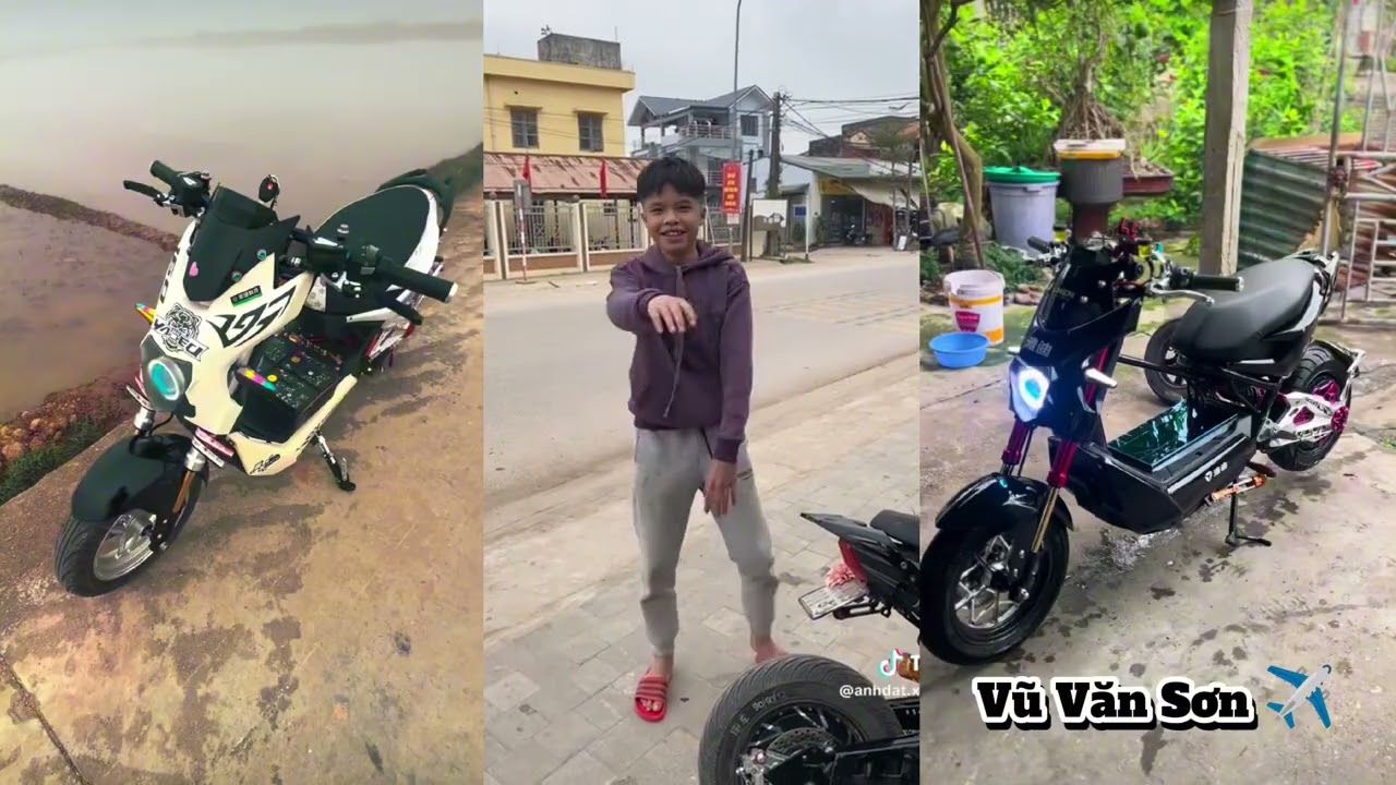Tổng hợp những chiếc xe điện độ đẹp nhất tiktok Vũ Văn Sơn ✈️ Tiktok 