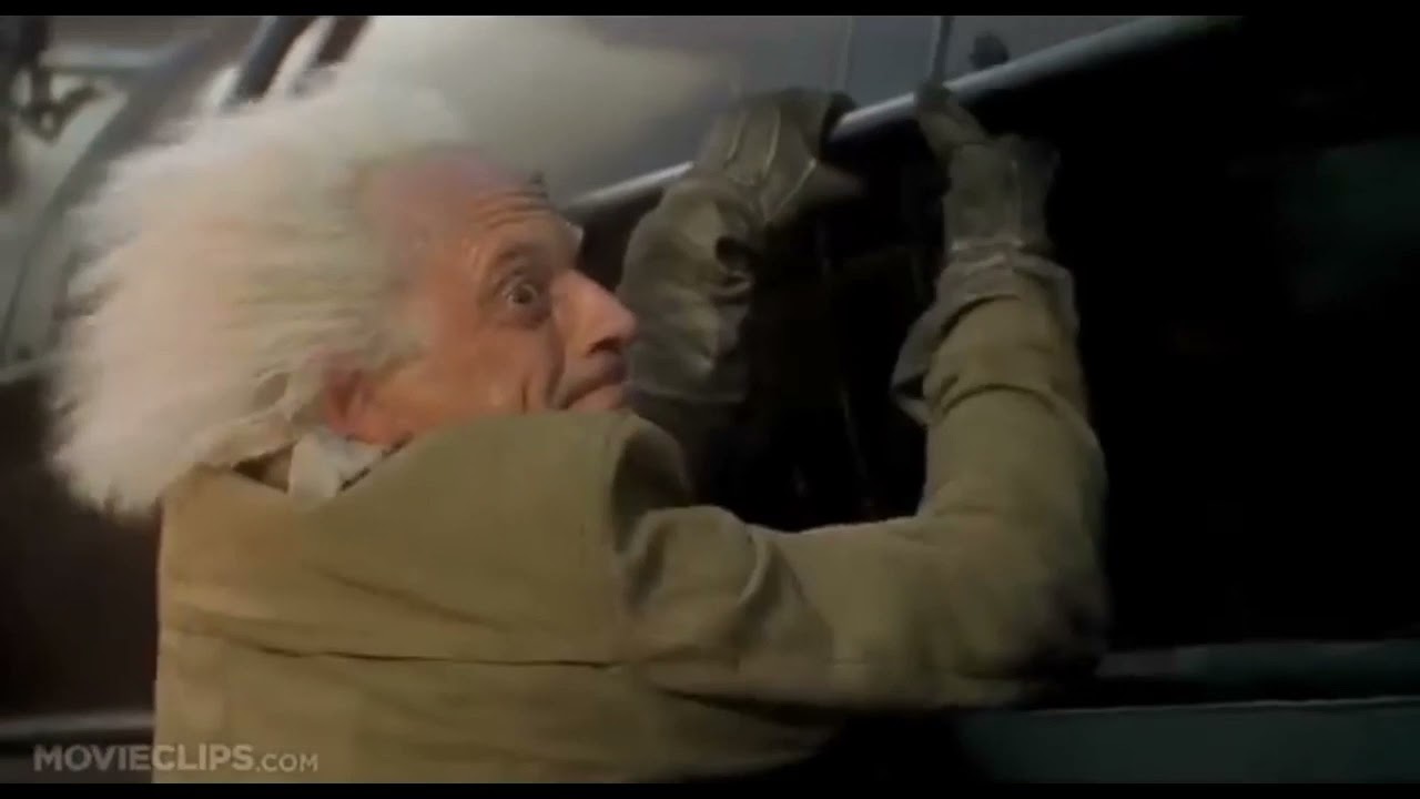 Back To The Future part 3 train crash scene 1 with added sfx remastered