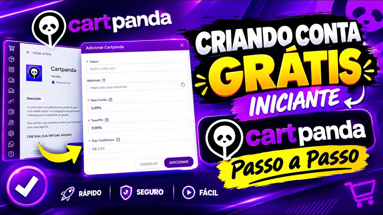 Como Criar Conta na Cartpanda Passo a Passo