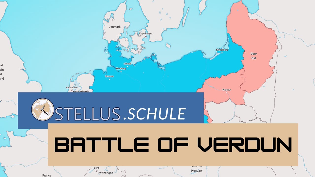 Battle of Verdun Map: Ostellus Schule