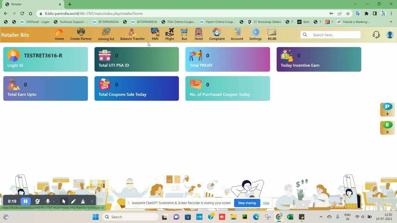 PSA LOGIN AND APPLY FOR PANCARD