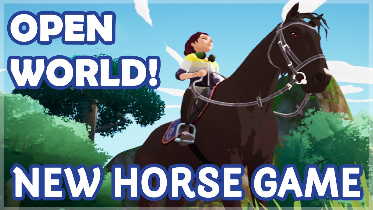 NEW HORSE GAME 2022! Horse Tales: Emerald Valley Ranch | First horse & Big world with Zelda vibes!