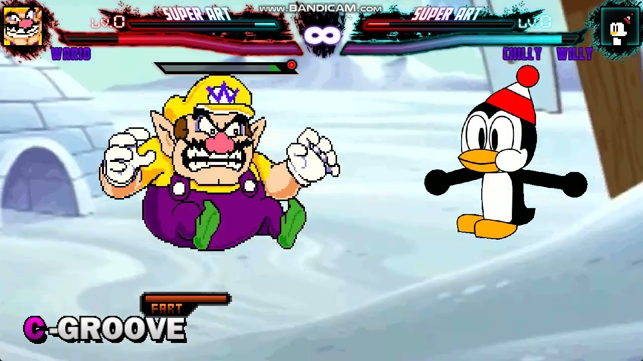 mugen wario vs chilly willy
