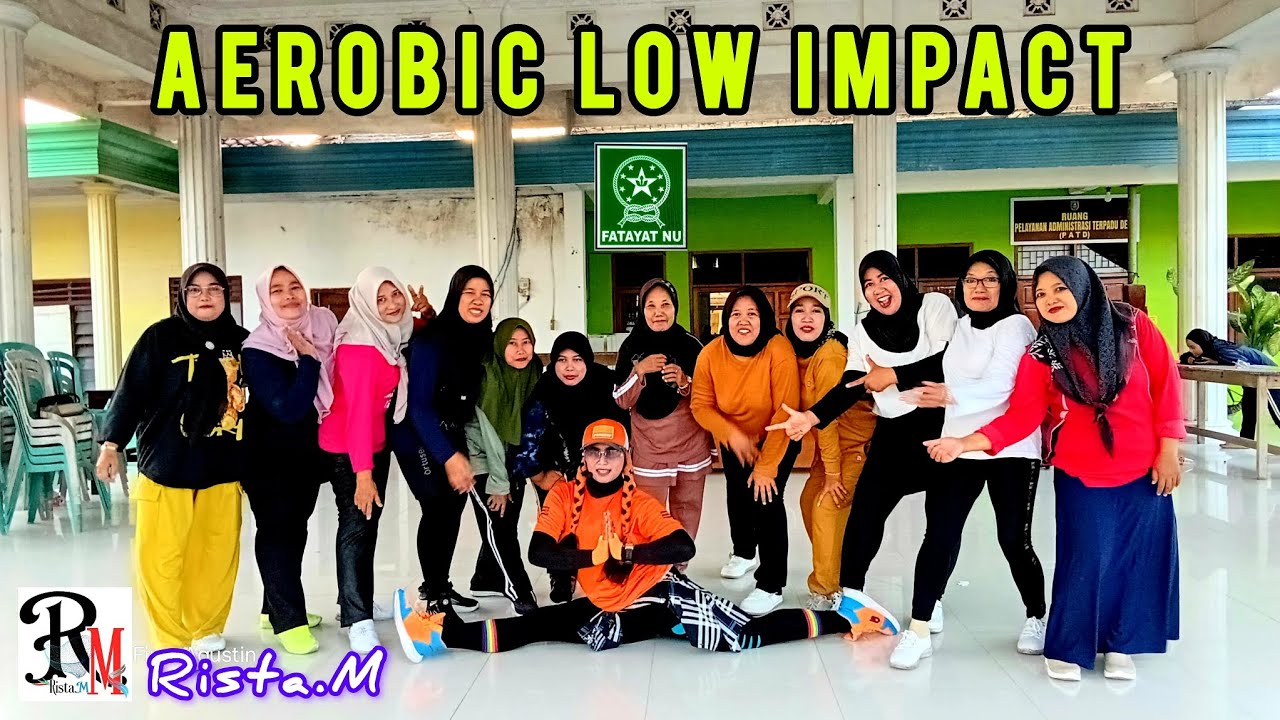 SENAM AEROBIC LOW IMPACT (Rista.M) Bersama Fatayat NU Peterongan