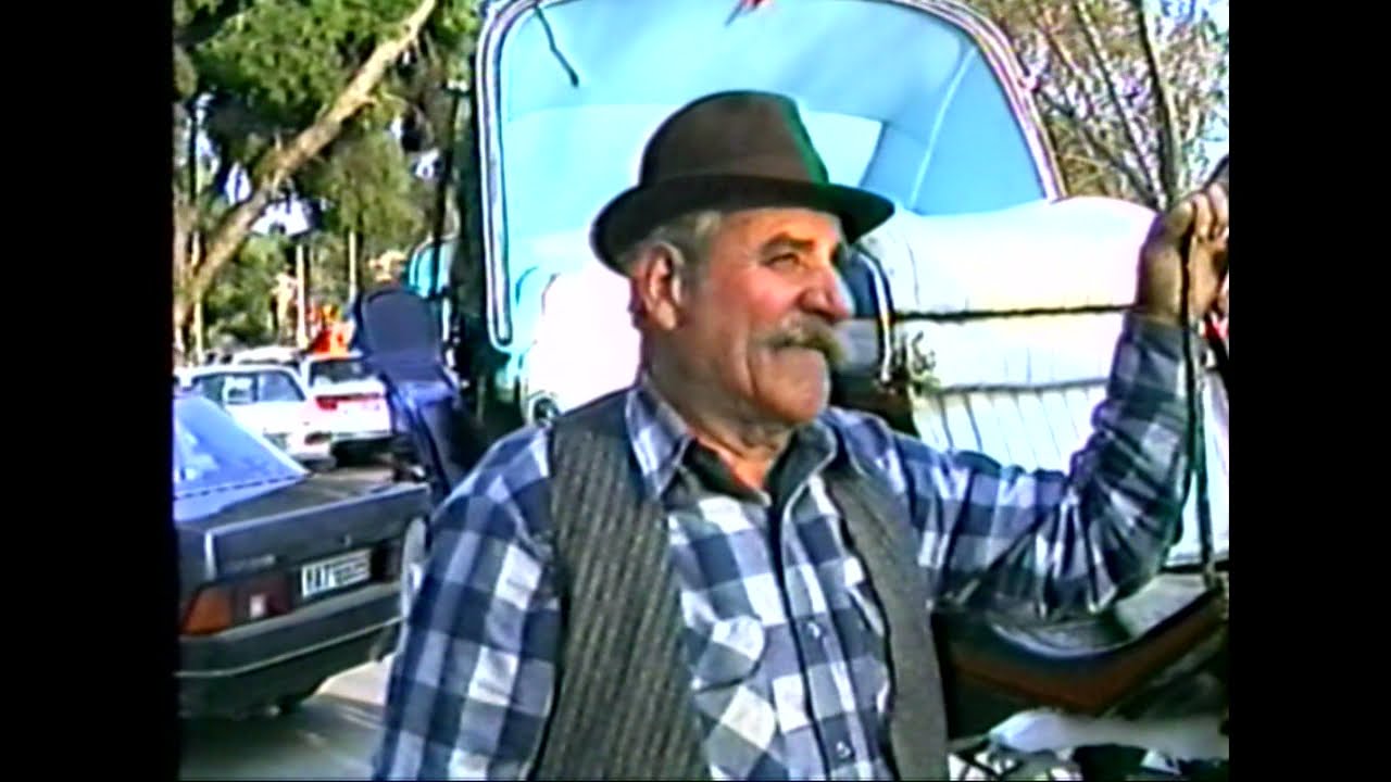 Βόλτα με άμαξα και Λυκαβυτός απο το TTv Αθήνα 1994