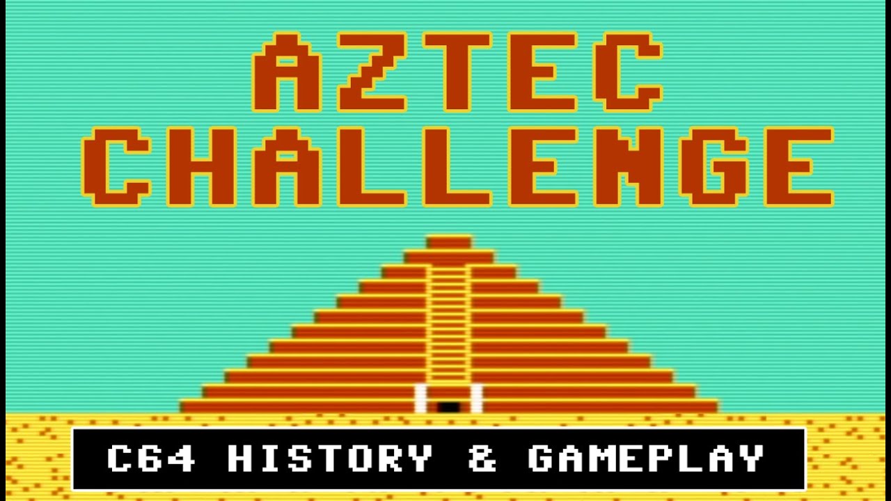 Aztec Challenge - History & Gamplay - Commodore 64 - Retro 80's Arcade Action