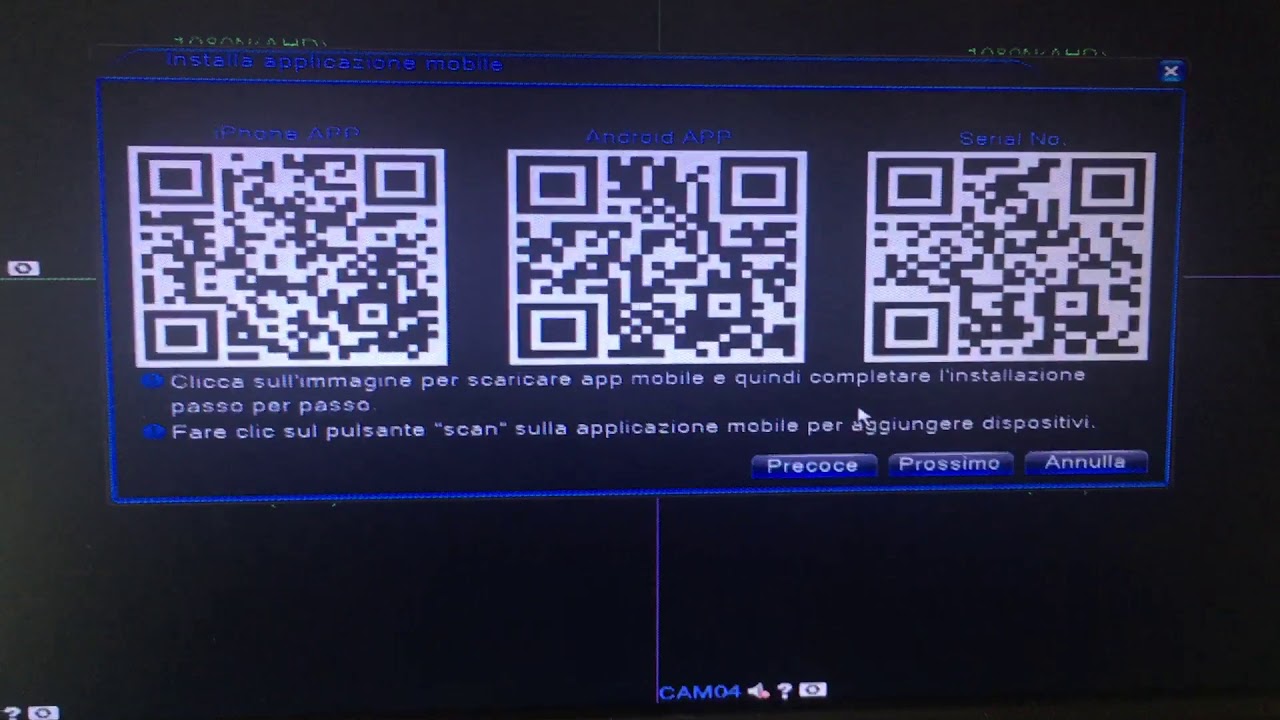Impostazioni prima accensione DVR ibrido ahd