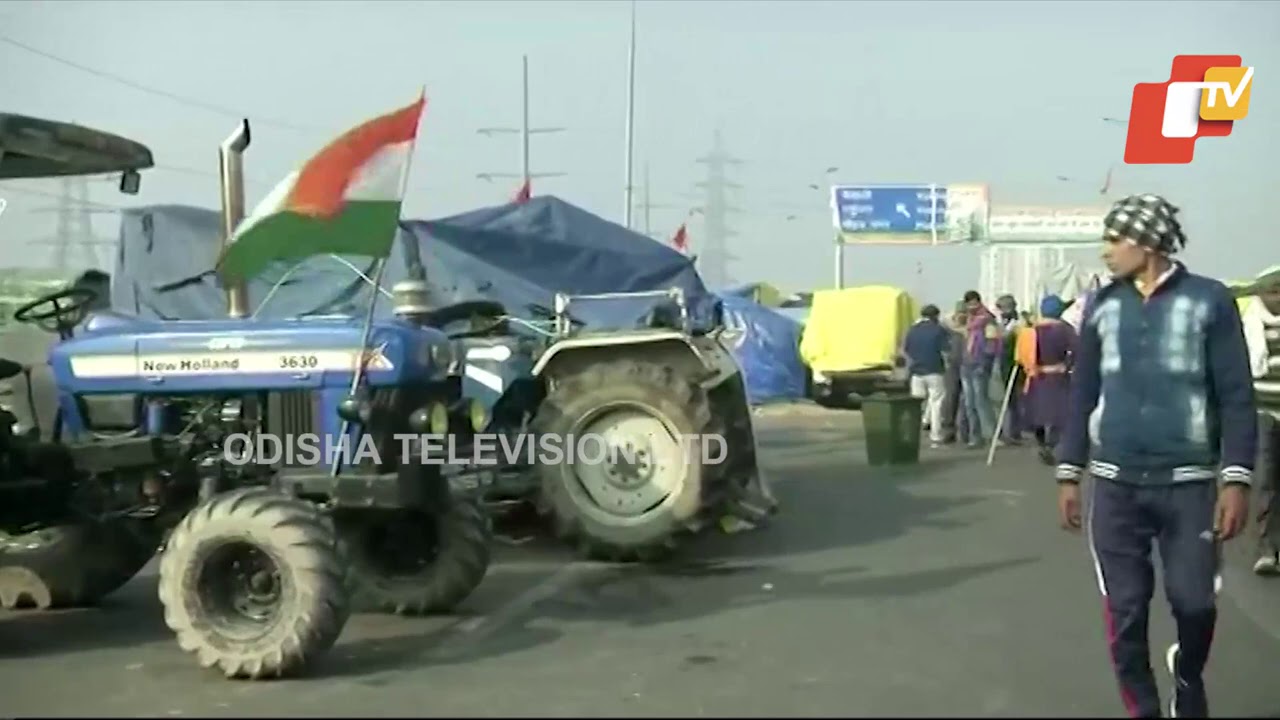 Farmers' Protest Continues Unabatedly At Ghazipur Border