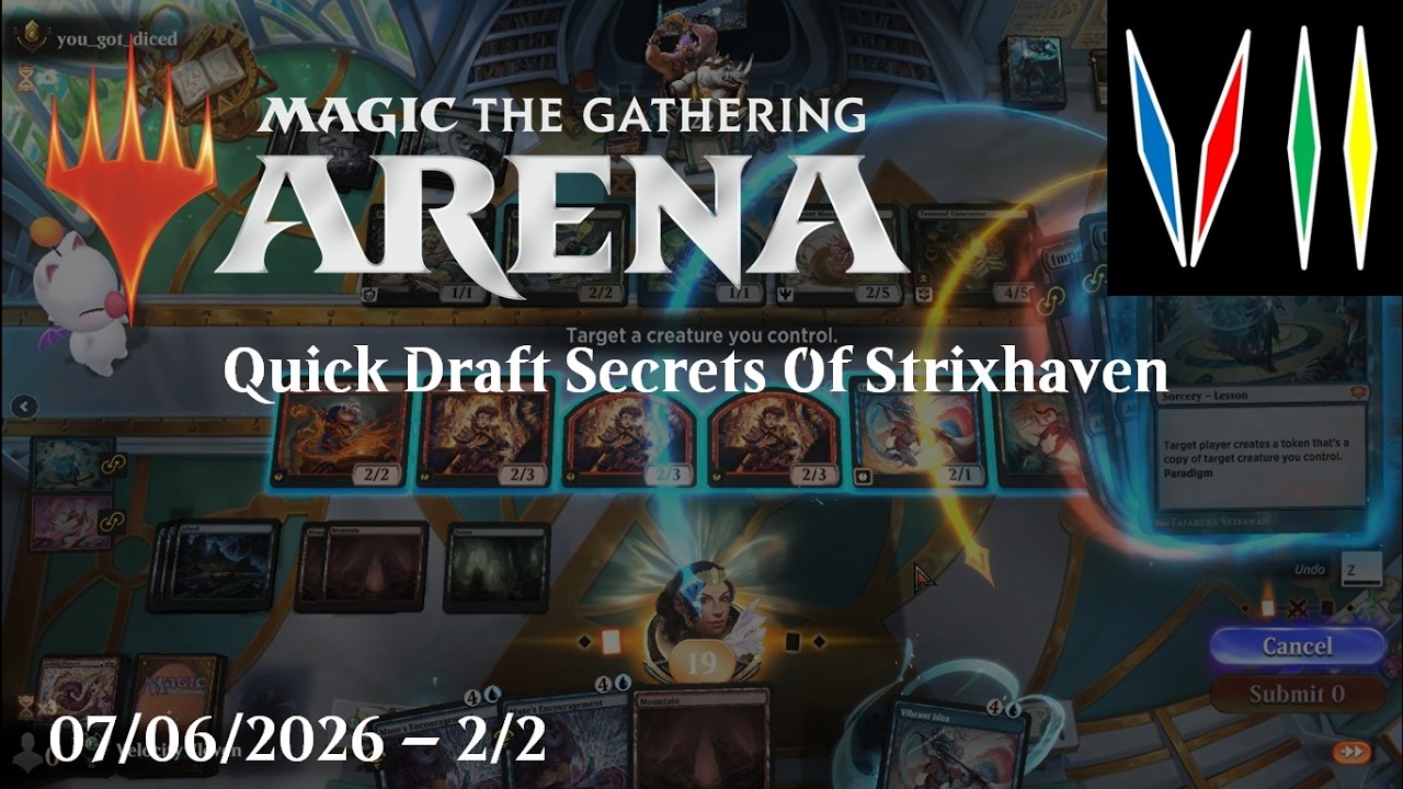 MTG Arena - Quick Draft Secrets Of Strixhaven (07/06/2026 - 2/2)