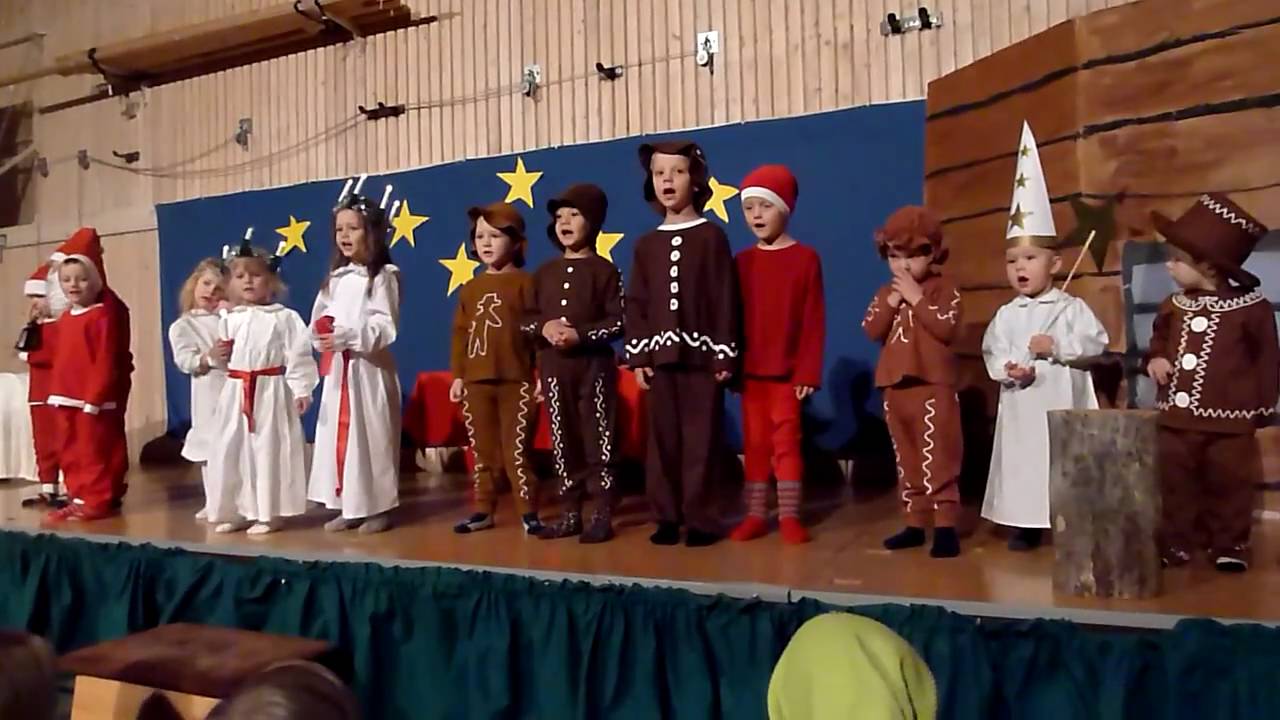 Lucia på Klövsjö förskola 2010