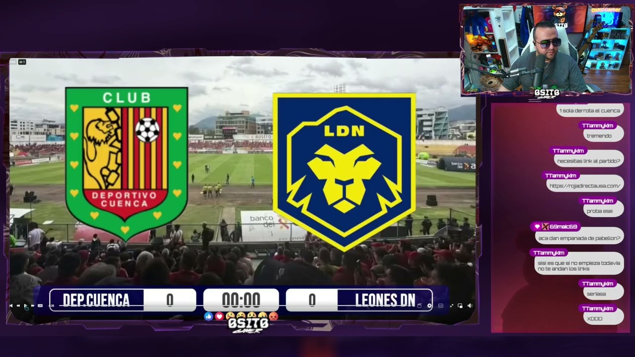 DEPORTIVO CUENCA VS LEONES EN VIVO ENLAZADOS CON 91.7FM | REACCION EN VIVO