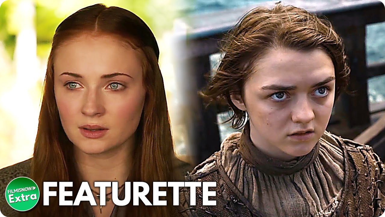 GAME OF THRONES (10th Anniversary) | Sophie Turner & Maisie Williams Featurette (HBO)