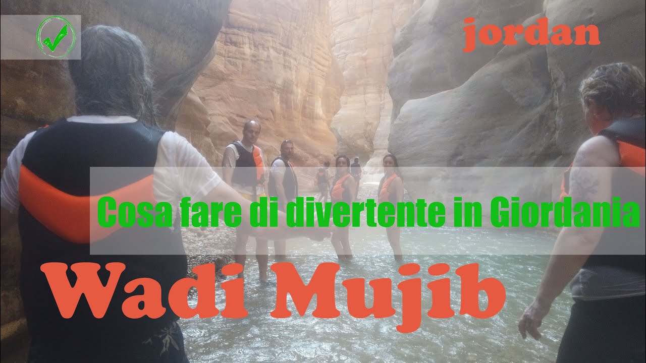 Cosa fare di divertente in Giordania Wadi Mujib Fun things to do in Jordan