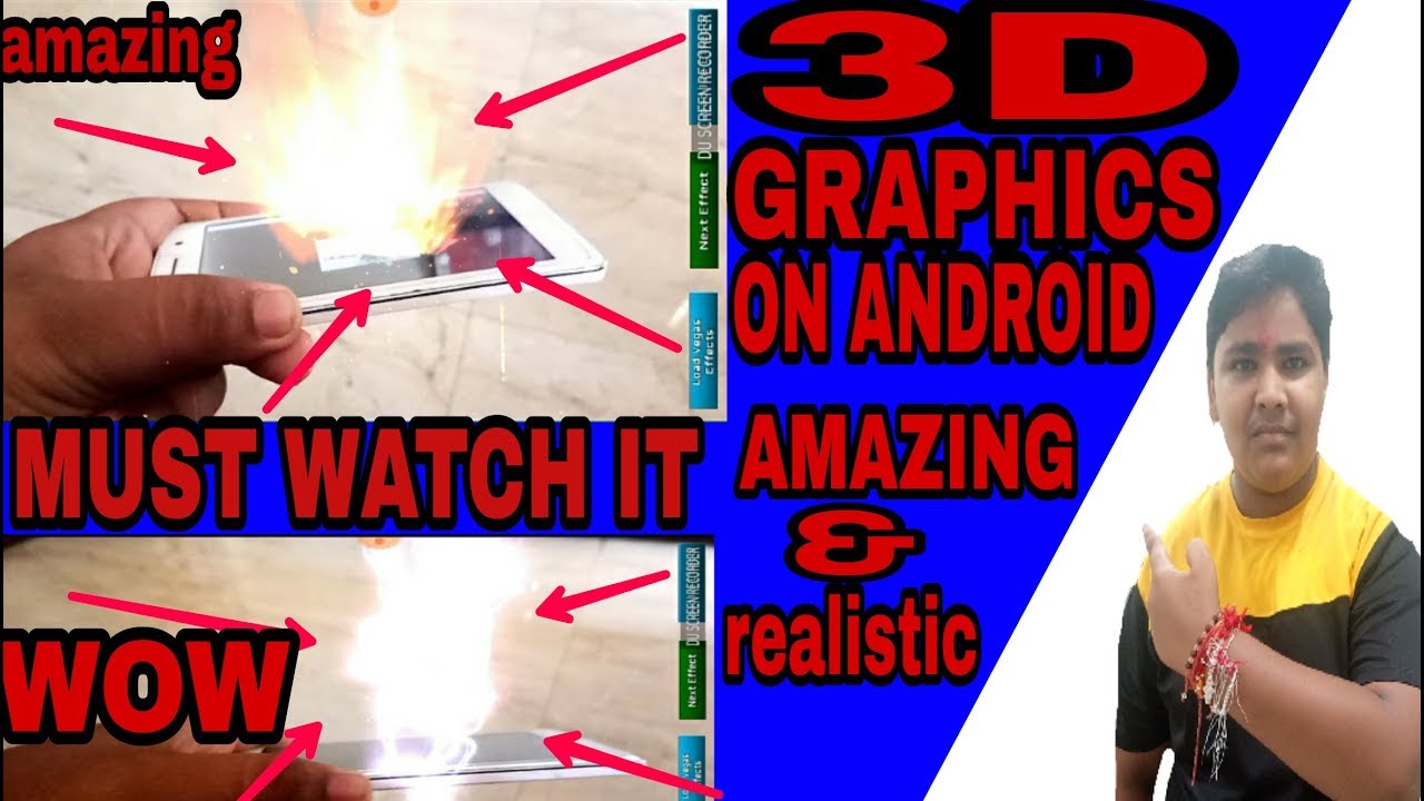 Amazing I Phone X Apple AR Effect On Android Mobile | I Tech | 3D Graphics On Android|Tech in Track