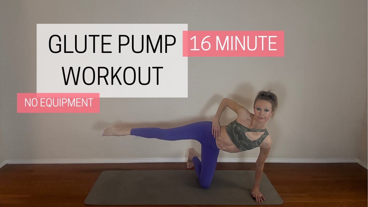 16 Minute Glute Pump Workout - No Equipment