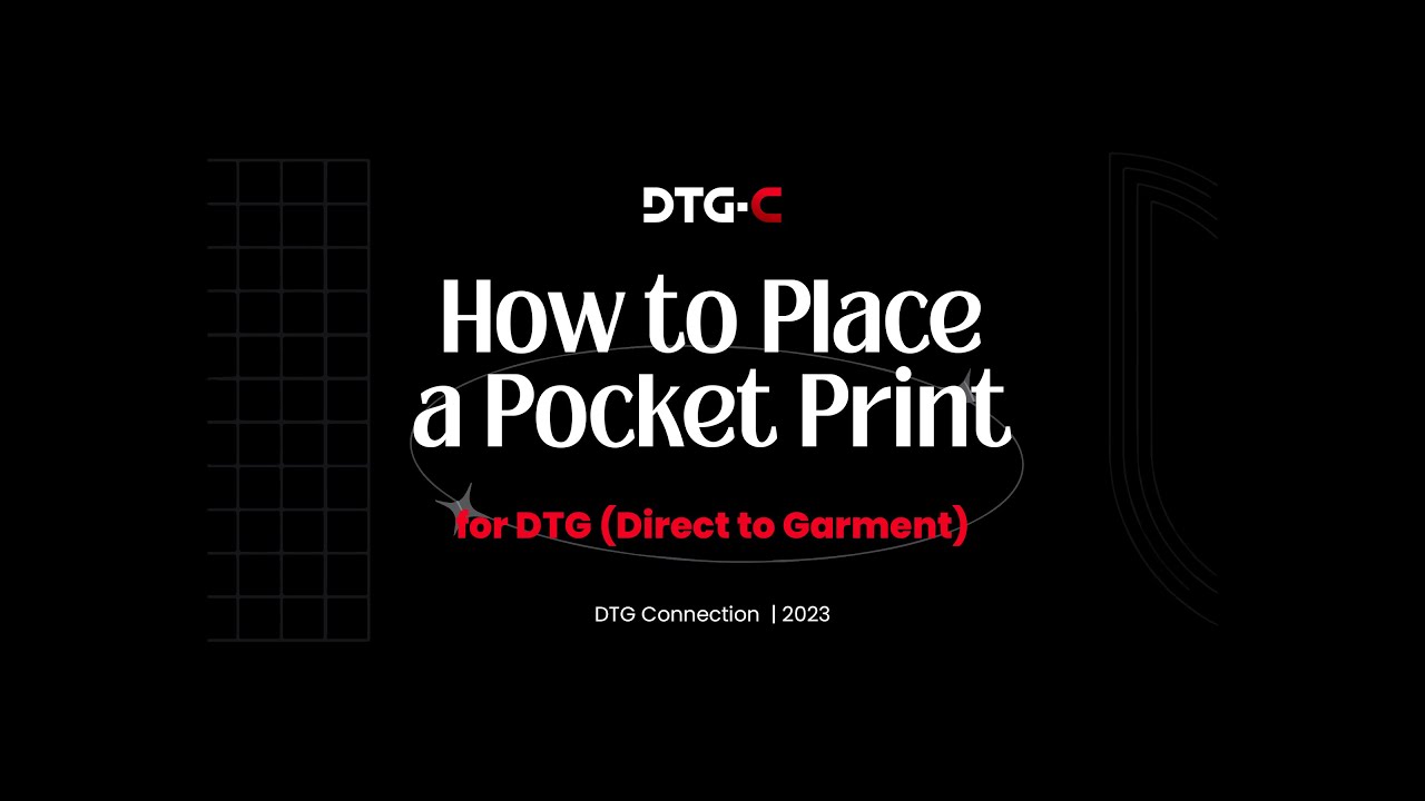 Pocket Placement for DTG Prints