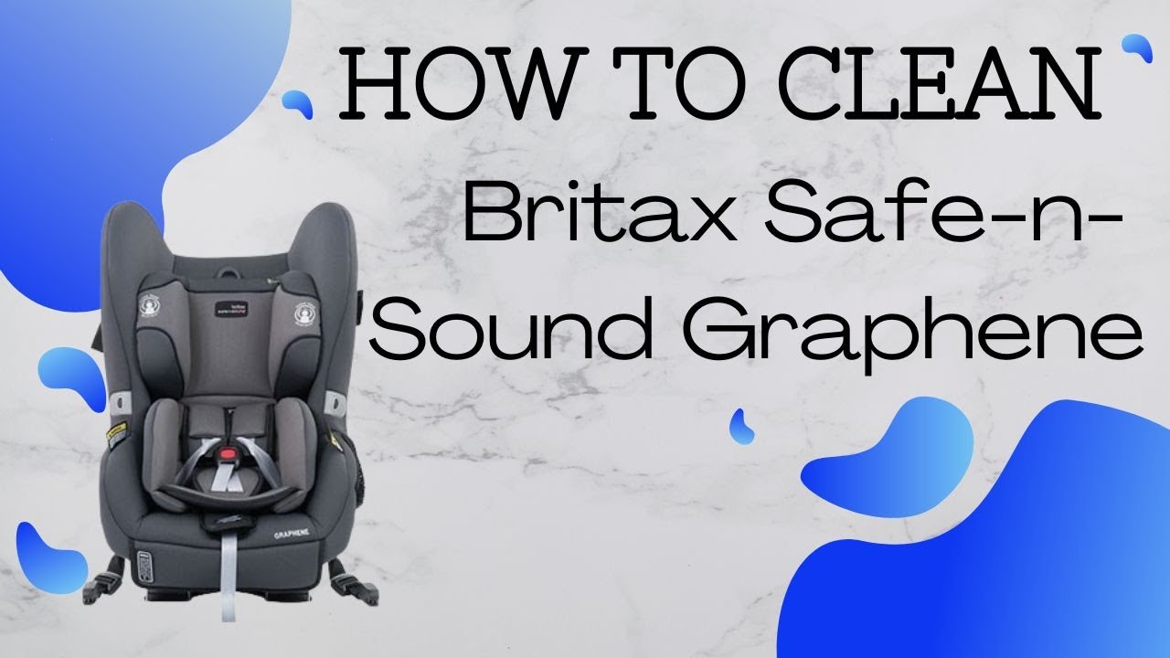 Как стирать автокресло Britax Safe-n-Sound Graphene (снять и надеть тканевые части)