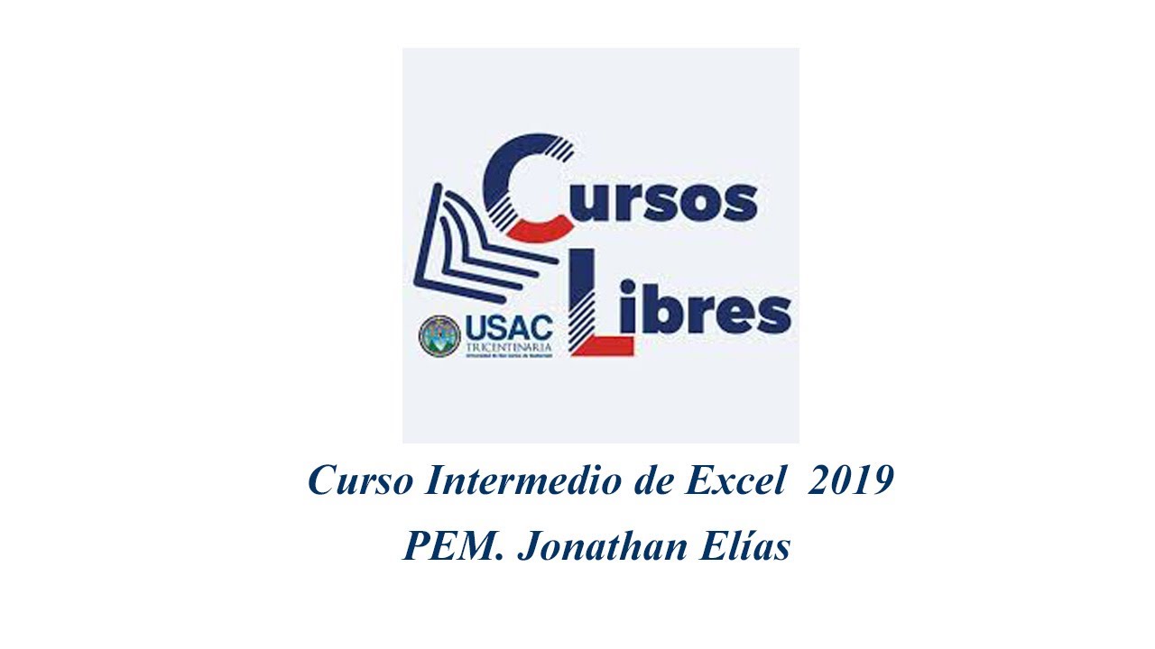 Transmisión Curso Excel Experto Clase Inicial - Introducción