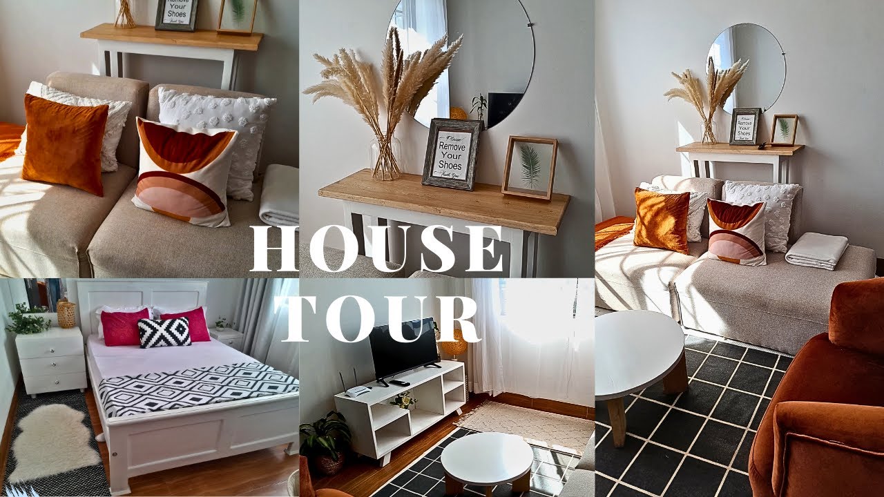 BEDSITTER HOUSE TOUR//CUTE ,AESTHETIC AND MINIMALISTIC