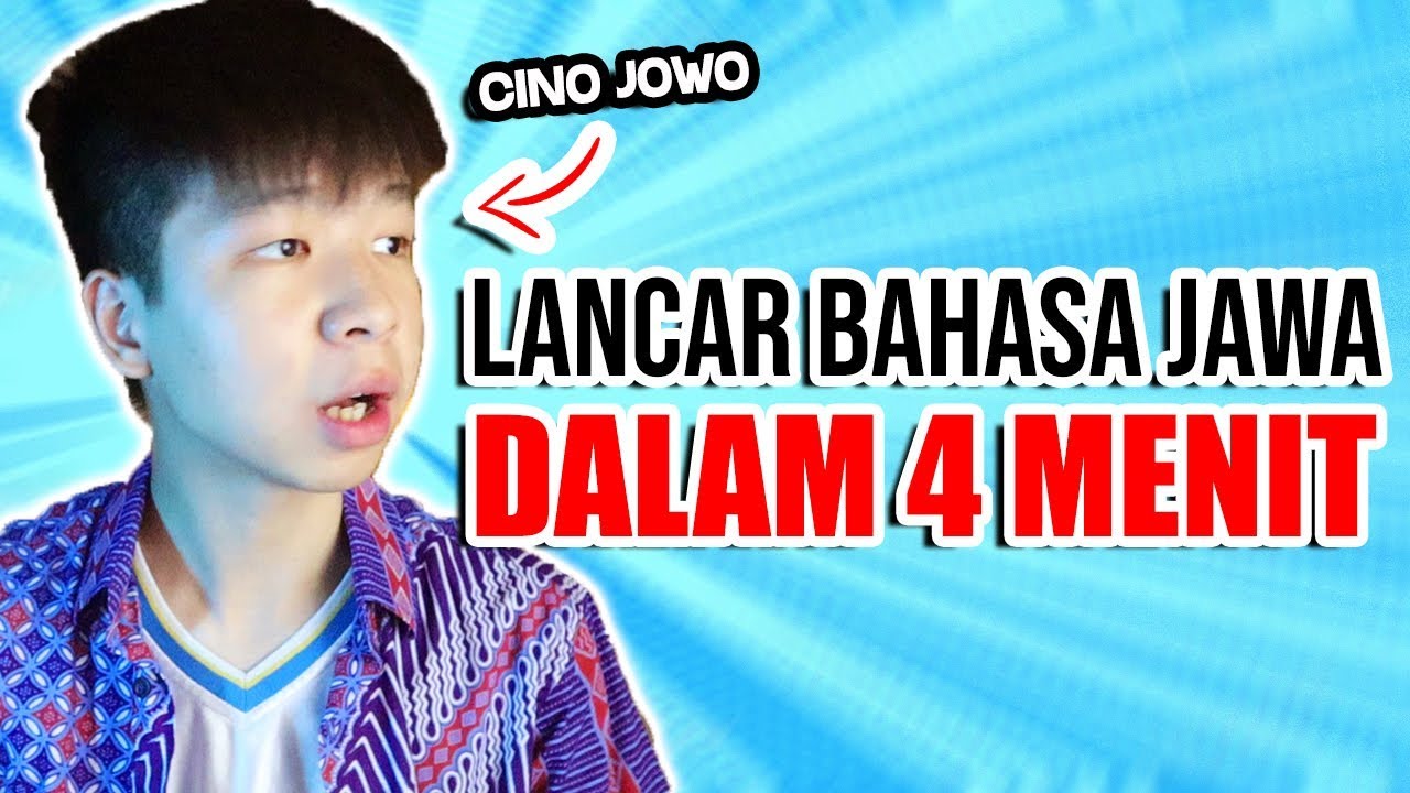 BELAJAR BAHASA JAWA DALAM 4 MENIT!!!