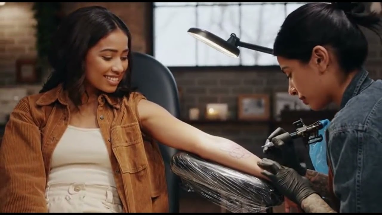 Most Satisfying Fine Line Tattoo Process | Perfect Clean Line Art Compilation 