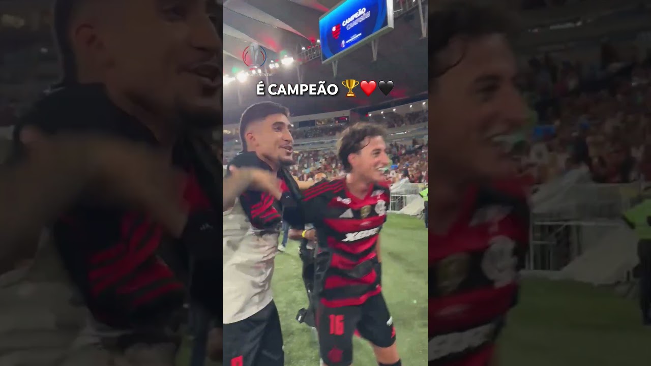 🔴⚫ COMEMORA NA&Ccedil;&Atilde;O RUBRO-NEGRA! O SUB20 DO #FLAMENGO &Eacute; CAMPE&Atilde;O DO #INTERCONTINENTALSUB20