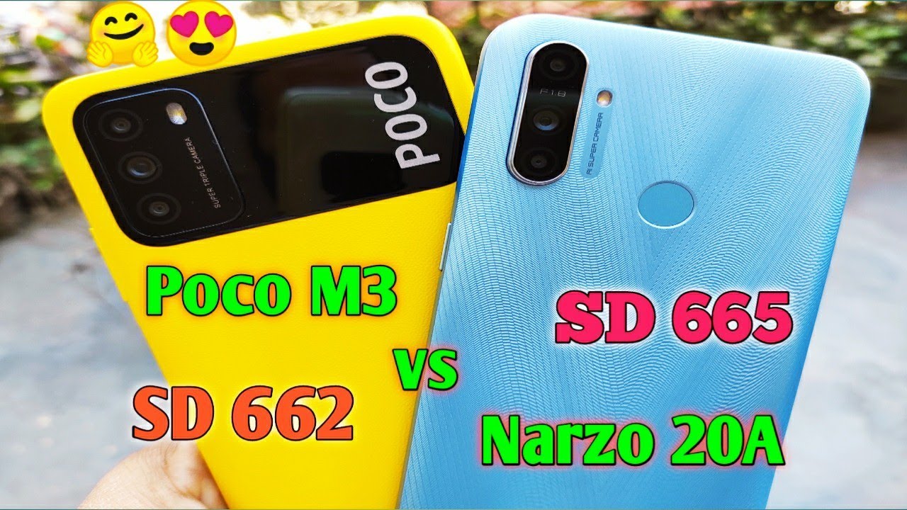 Poco M3 vs Realme Narzo 20A Speed Test & Camera Comparison | AnTuTu Benchmark Score |