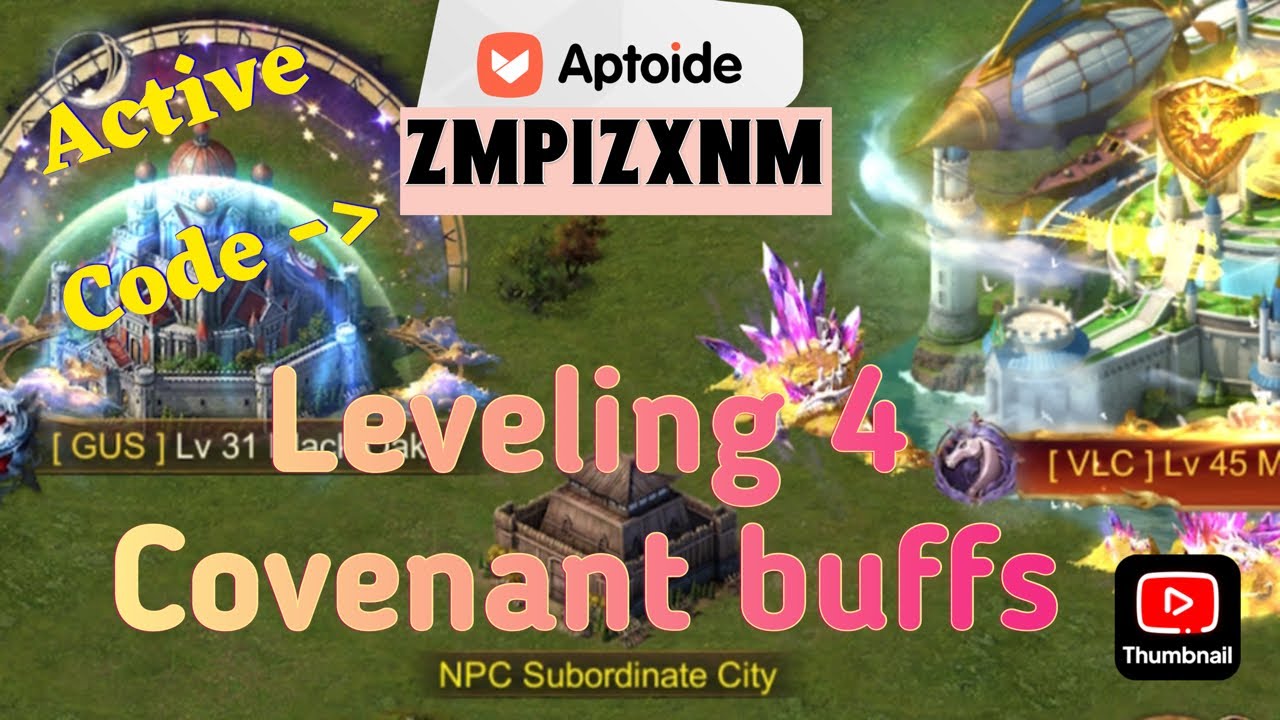 Evony- Level subs for easy Covenant buffs