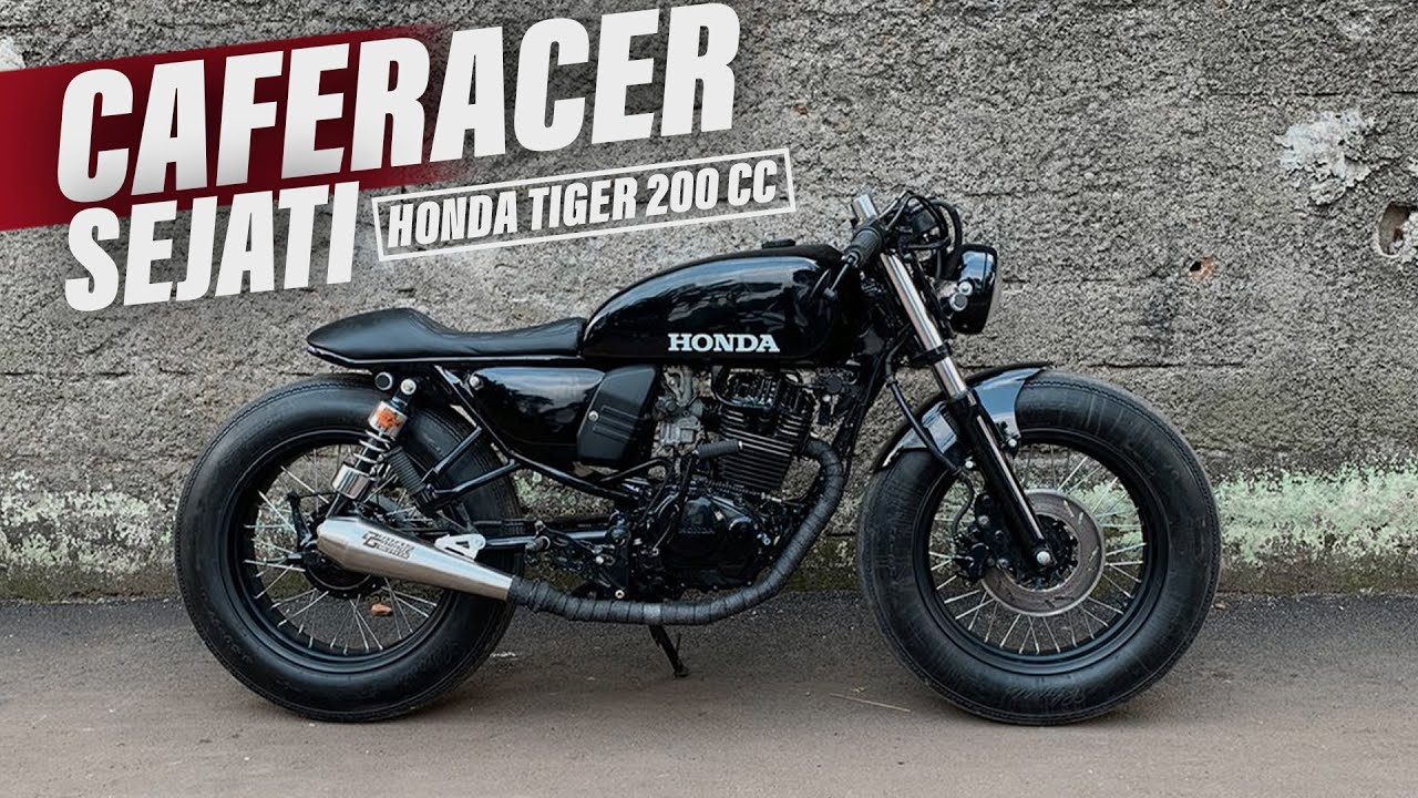 RECUSTOM Honda Tiger CAFERACER Makin Ganteng!! #dimasgarage
