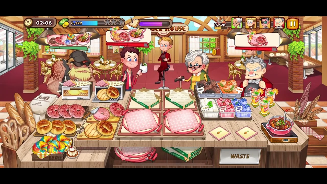 Cooking Adventure - Bagel House Master Level 4 - Full Upgrade