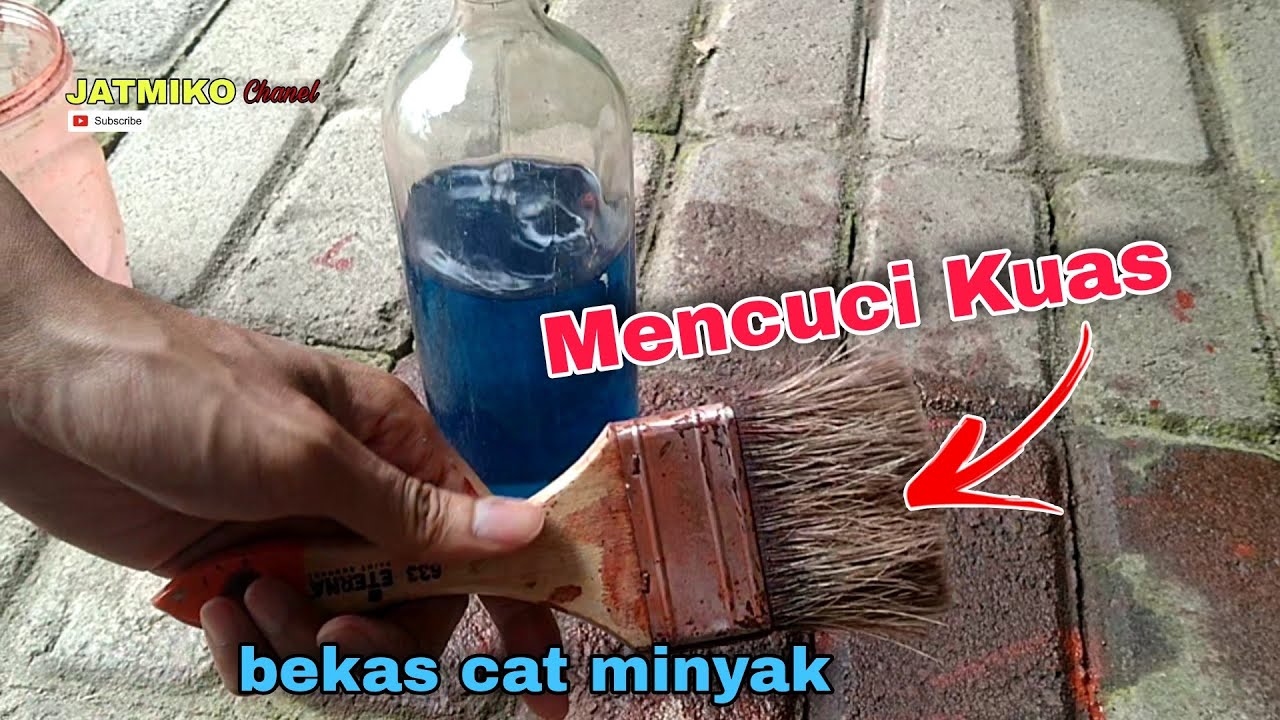 Cara Gampang Mencuci Kuas Bekas Cat Minyak