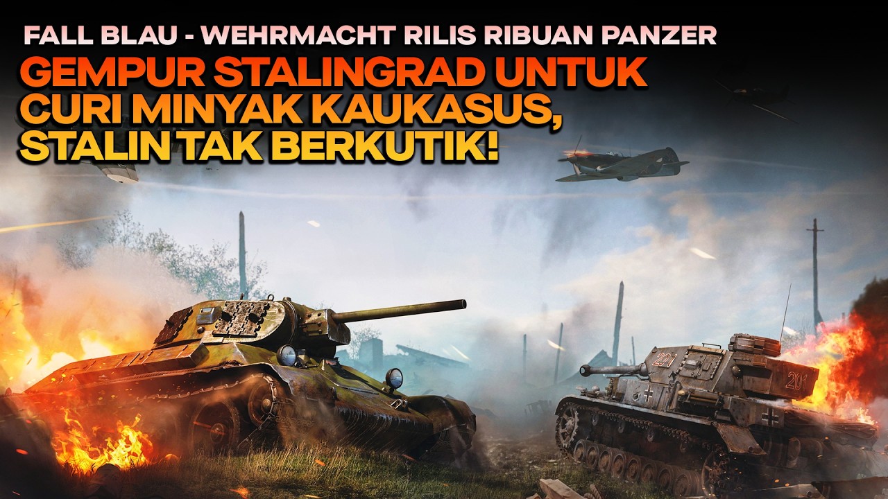 Stalin Tak Berkutik Lagi! Wehrmacht Bakar Stalingrad untuk Rebut Kaukasus