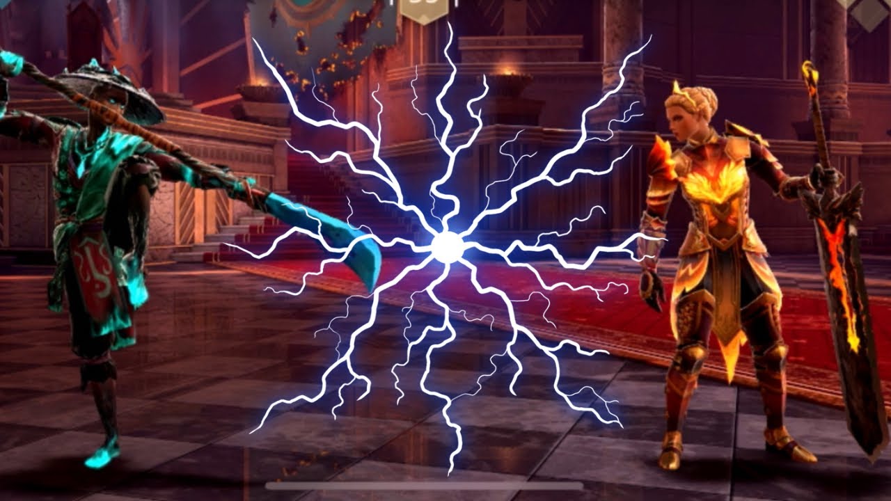 Shang Destroying 🔥 Boss Helga with unlimited Shadow Attacks | Shadow Fight 4 Arena