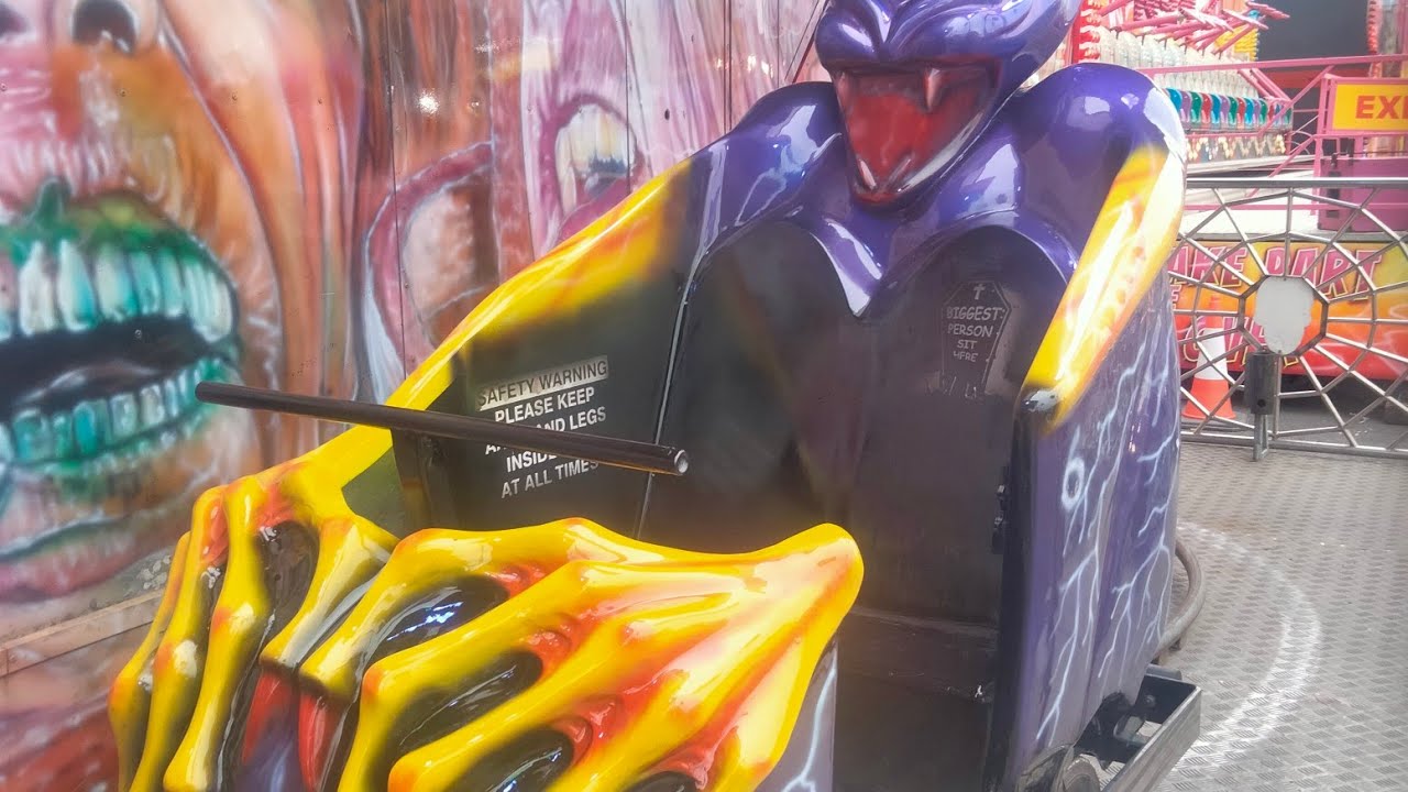 GHOST TRAIN James Whiting onride at Warrington funfair 2024