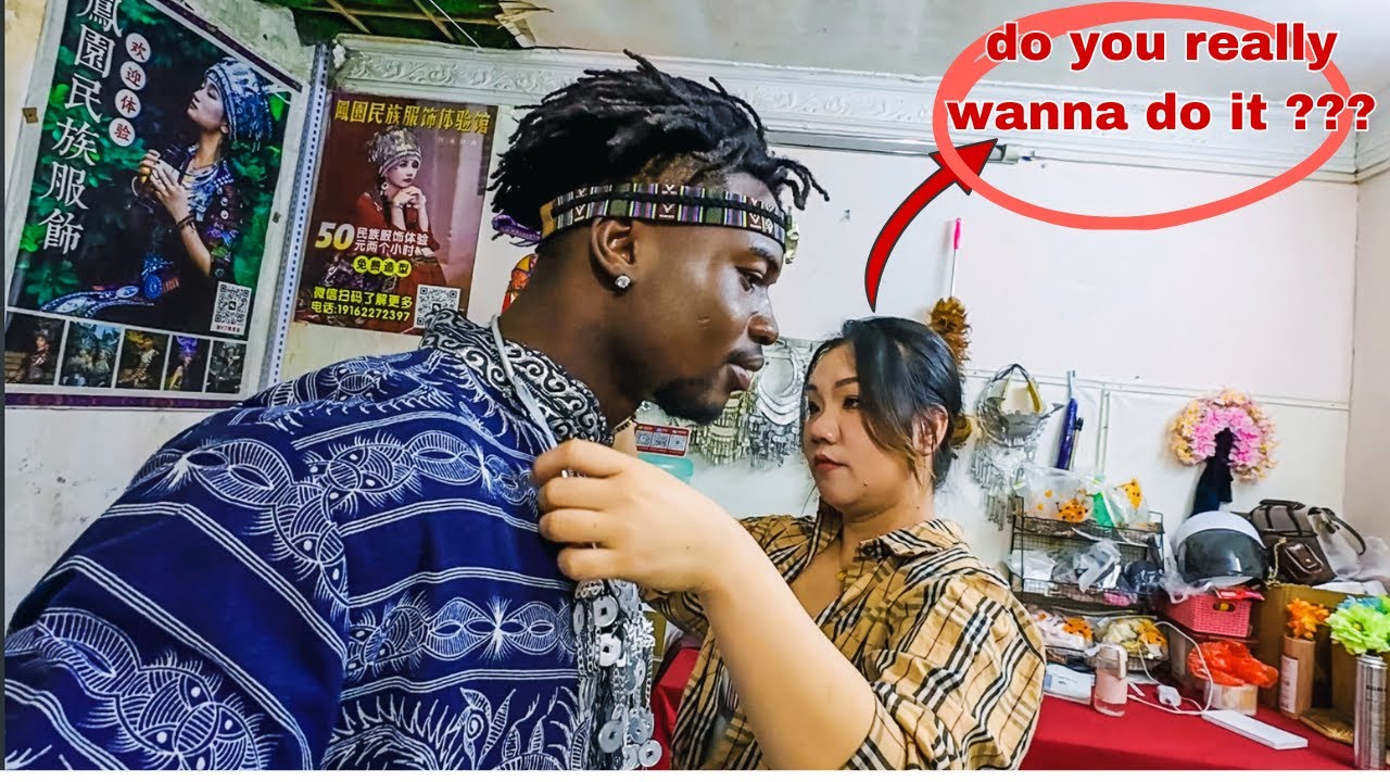 This happened when Chinese saw a Black Handsome for the first time.